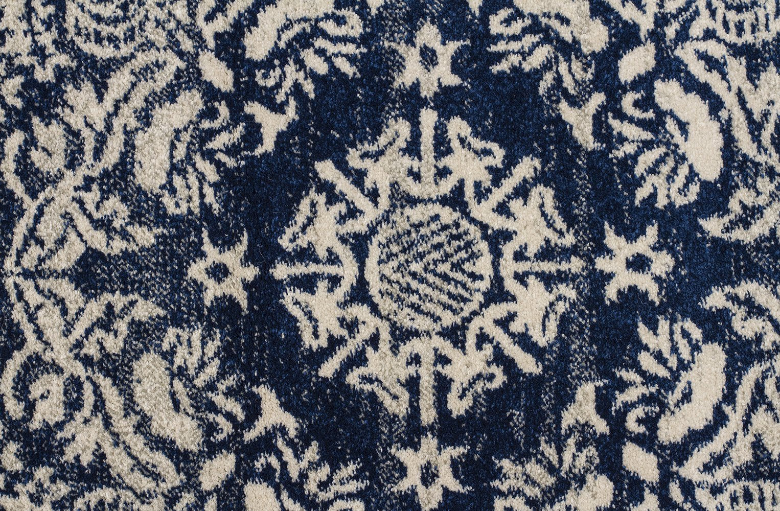 Gwyneth Stunning Transitional Navy Round Rug - Fantastic Rugs