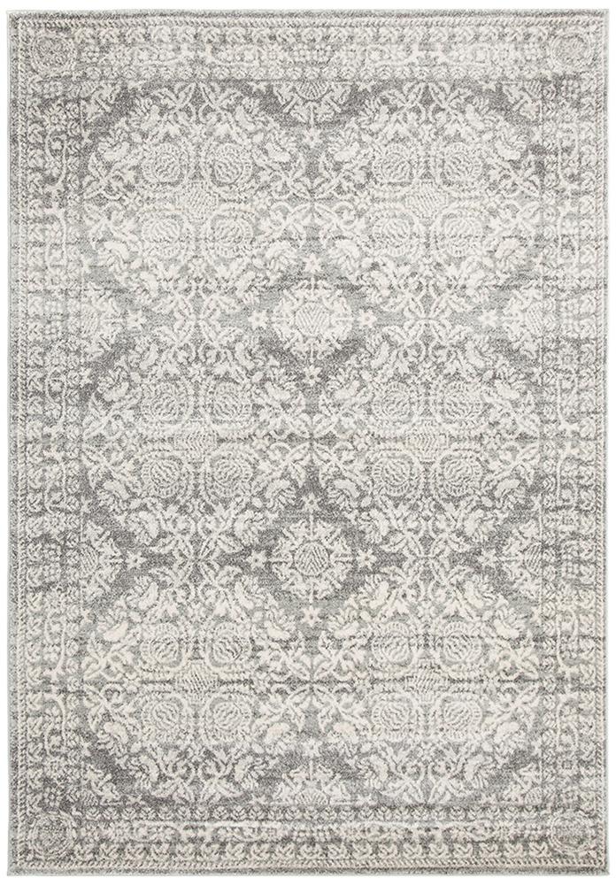 Gwyneth Stunning Transitional Silver Rug - Fantastic Rugs