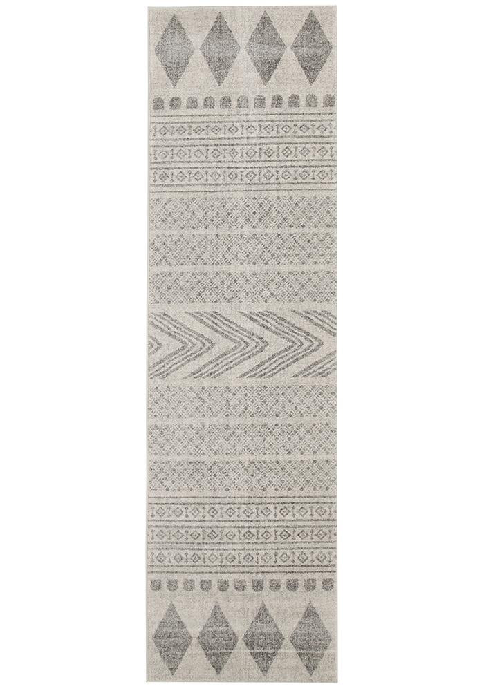 Adani  Modern Tribal Design Grey Rug - Fantastic Rugs