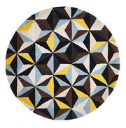 Crystal Designer Wool Rug Blue - Fantastic Rugs