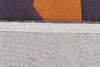 Laura Designer Wool Rug Blue Yellow Grey - Fantastic Rugs