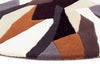 Crossroads Designer Wool Rug Brown White Grey - Fantastic Rugs