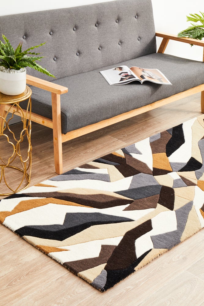 Matrix Pure Wool 903 Fossil Runner Rug