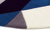 Digital Designer Wool Rug Blue Grey White - Fantastic Rugs