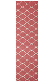 Flat Weave Stitch Design Rug Pink - Fantastic Rugs