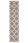 Flat Weave Large Moroccan Design Rug Grey - Fantastic Rugs