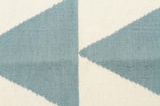 Pyramid Flat Weave Rug Blue - Fantastic Rugs