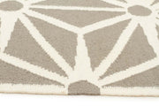 Dandelion Flat Weave Rug Grey - Fantastic Rugs