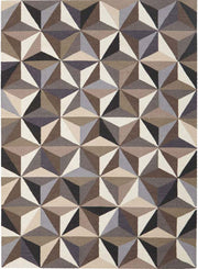 Dimensions Flat Weave Rug Grey - Fantastic Rugs