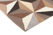 Dimensions Flat Weave Rug Grey - Fantastic Rugs