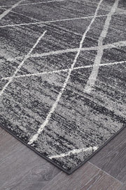 Oasis Noah Charcoal Contemporary Rug