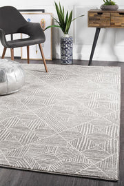 Oasis Kenza Contemporary Silver Rug