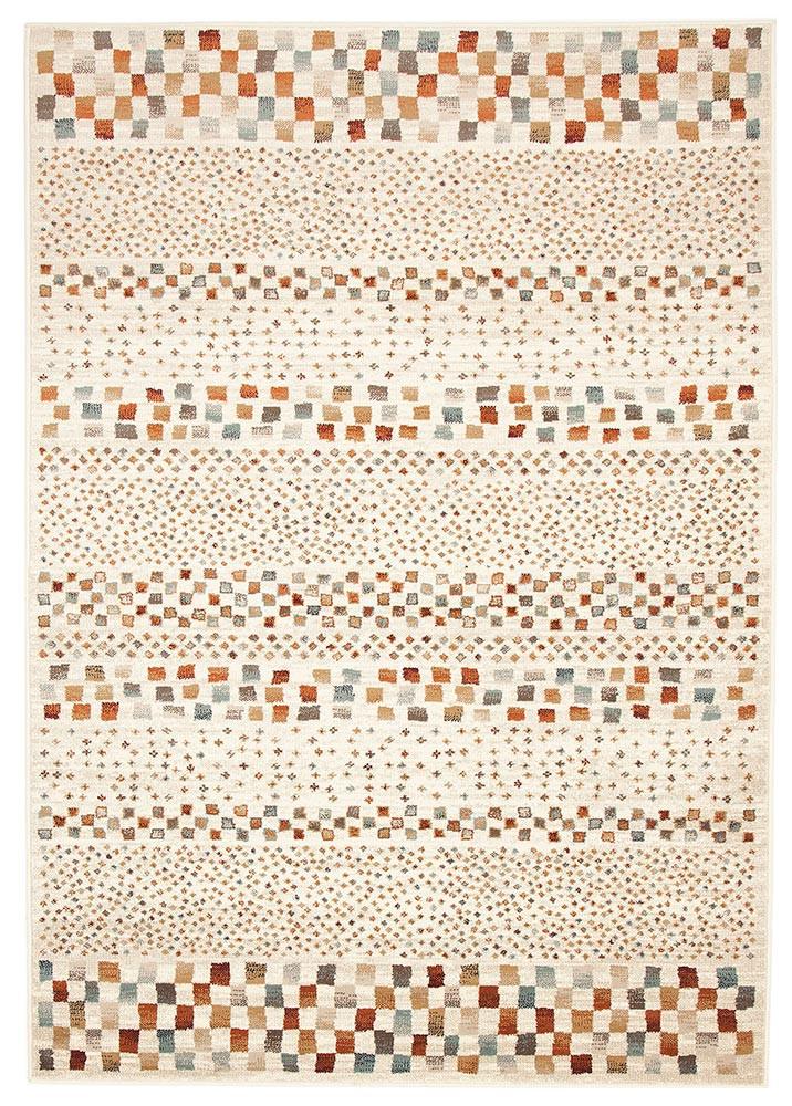 Mayfair Squares Bone Rug - Fantastic Rugs