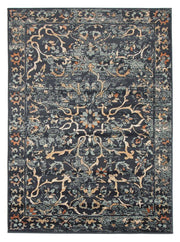 Mayfair Stem Navy Rug - Fantastic Rugs