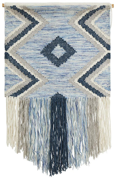 Rug Culture Home 439 Blue Wall Hanging - Fantastic Rugs