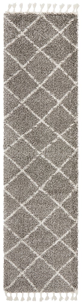 Saffron 22 Grey Runner Rug