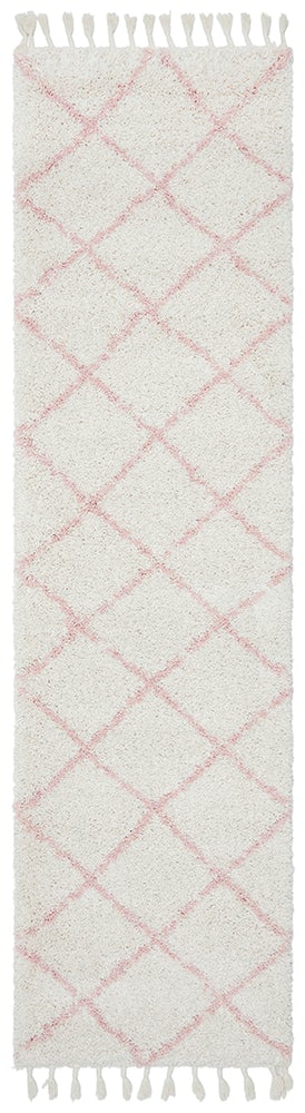 Saffron 22 Pink Runner Rug