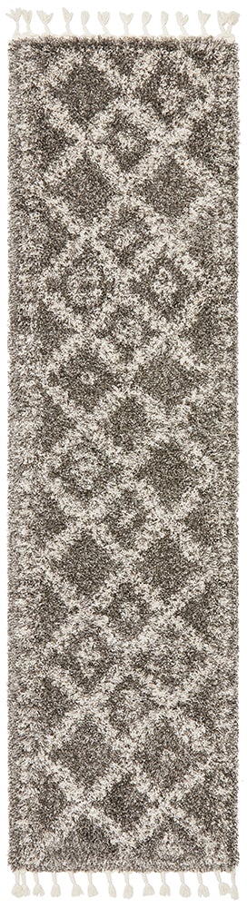 Saffron 33 Grey Runner Rug