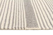 Hellena Braied Silver Felted Wool Rug - Fantastic Rugs