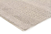 Hand Braied Grey Felted Wool Rug - Fantastic Rugs