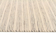 Hand Braied Silver Felted Wool Rug - Fantastic Rugs