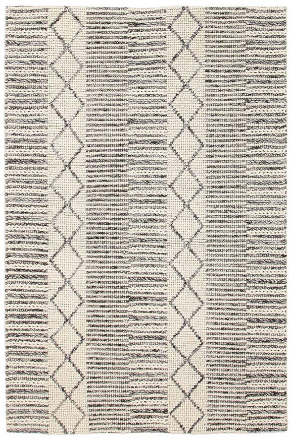 Hellena Braied Grey Wool Rug - Fantastic Rugs