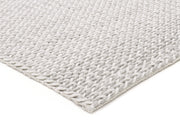 Helena Woven Wool Rug Grey White - Fantastic Rugs