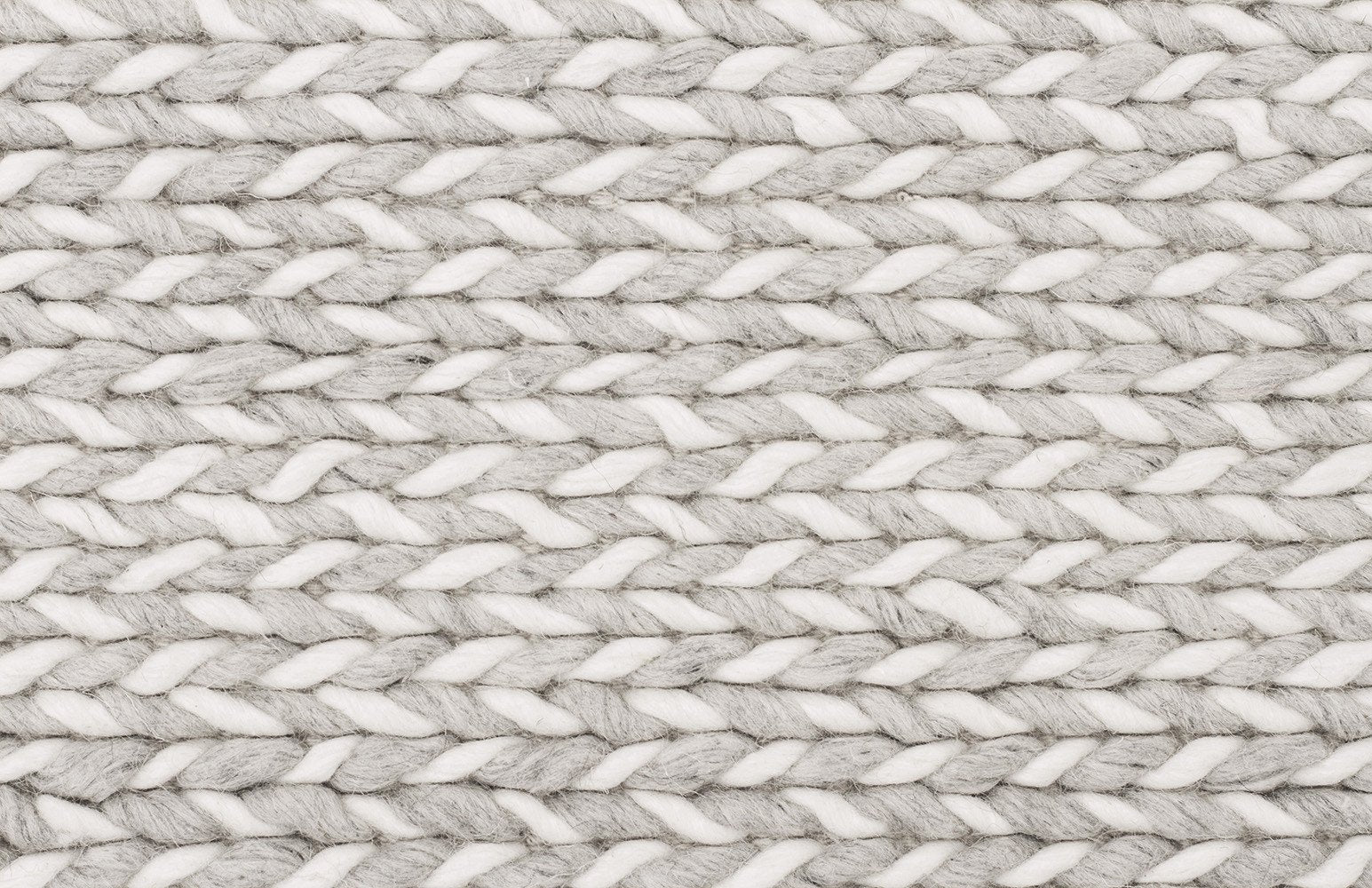 Helena Woven Wool Rug Grey White - Fantastic Rugs