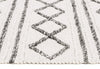 Milly Textured Woollen Rug White Grey - Fantastic Rugs