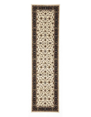 Sydney Collection Classic Rug Ivory With Black Border