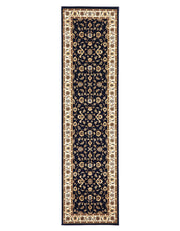 Classic Rug Navy with Ivory Border - Fantastic Rugs