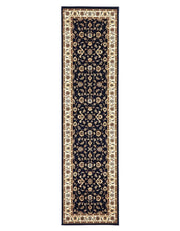 Sydney Classic Runner Blue With Ivory Border Runner Rug