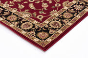 Classic Rug Red with Black Border - Fantastic Rugs