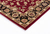 Classic Rug Red with Black Border - Fantastic Rugs