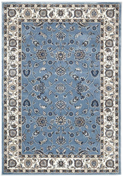 Sydney Collection Classic Rug Sky Blue Border