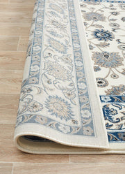 Sydney Collection Classic Rug White With White Border