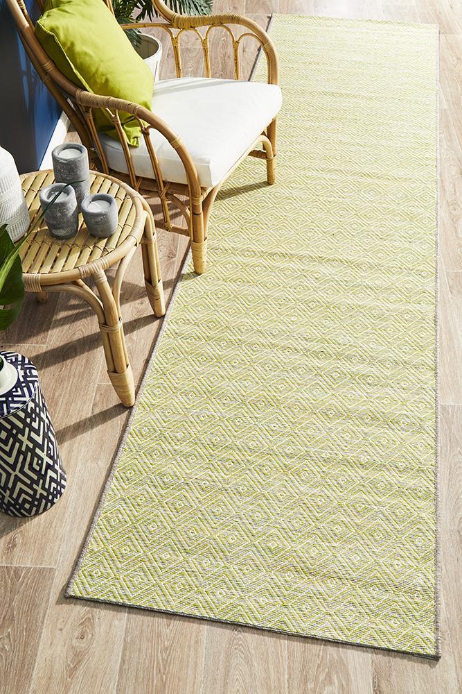 Rug Culture Terrace 5500 Green Runner Rug