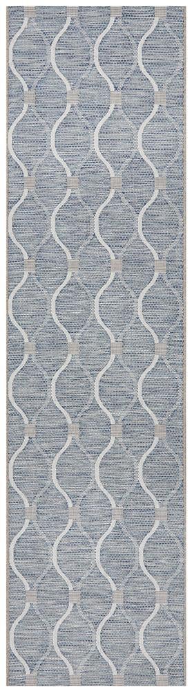 Rug Culture Terrace 5501 Blue Runner Rug