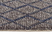 Luxury Madras Felted Wool Rug Blue Grey - Fantastic Rugs