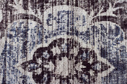 Shirley Viscose Flatweave Rug Silver Navy - Fantastic Rugs