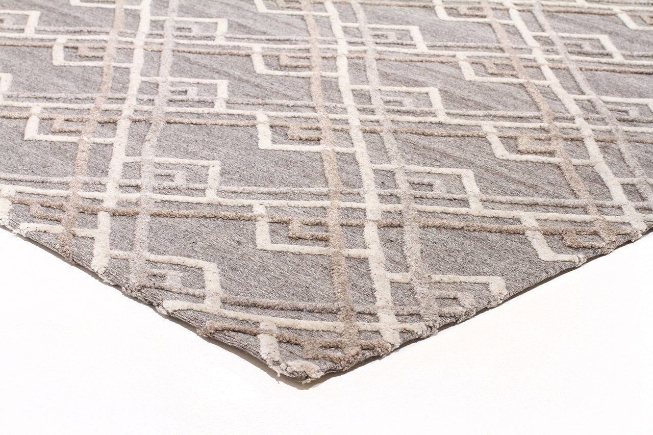 Winter Silver Stream Modern Rug - Fantastic Rugs